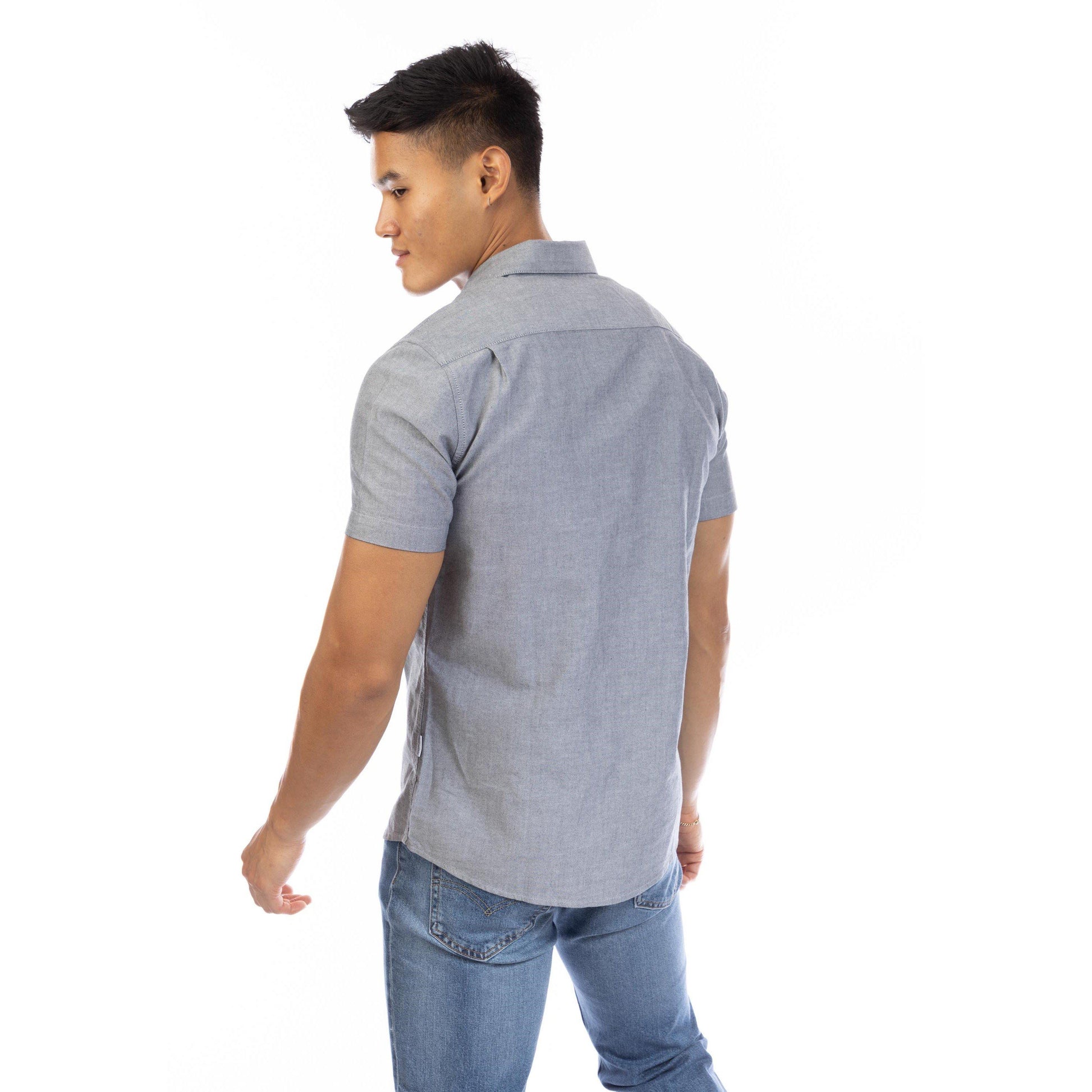 Peter Werth Men's Church Short Sleeve Plain Shirt