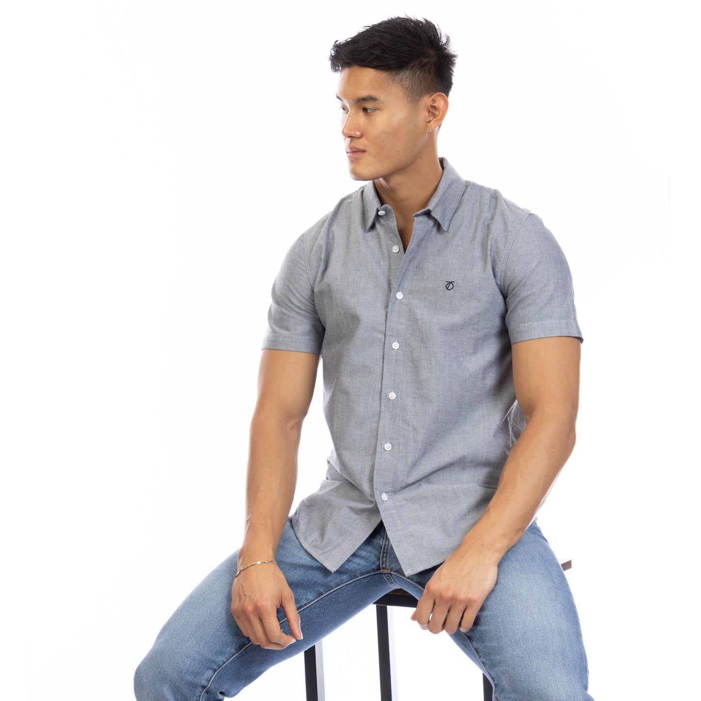 Peter Werth Men's Church Short Sleeve Plain Shirt