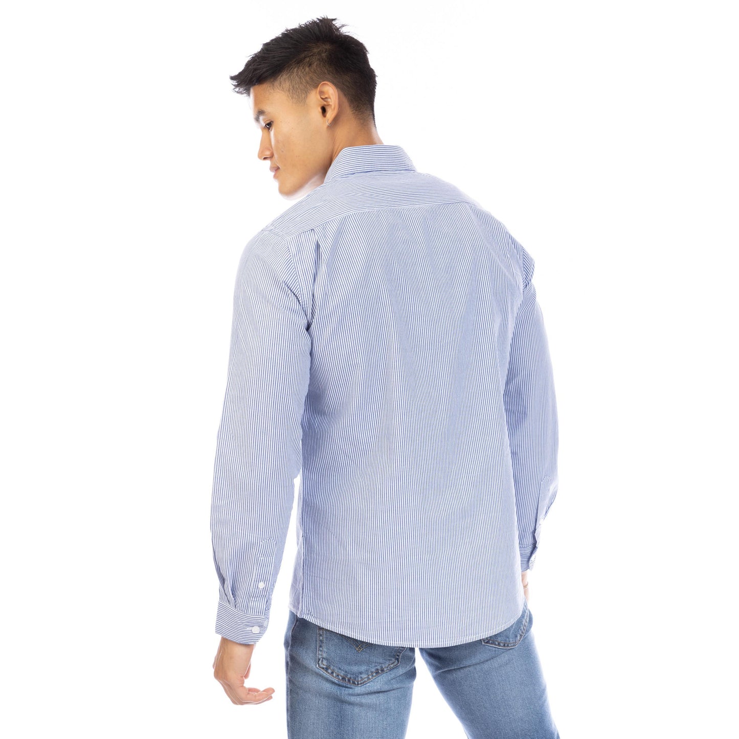 Peter Werth Men's Long Sleeve Plain Shirt