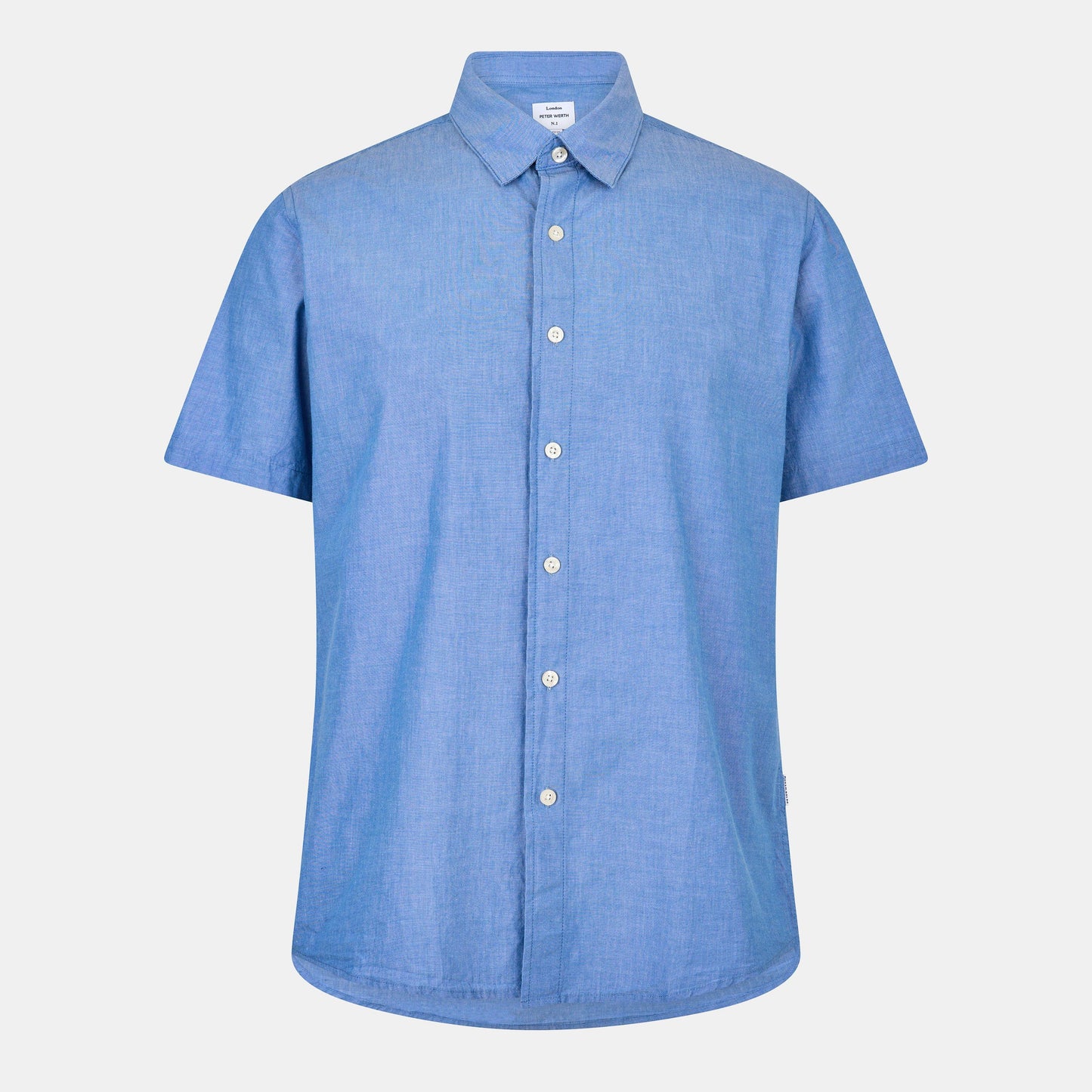 Peter Werth Men's Short Sleeve Plain Shirt