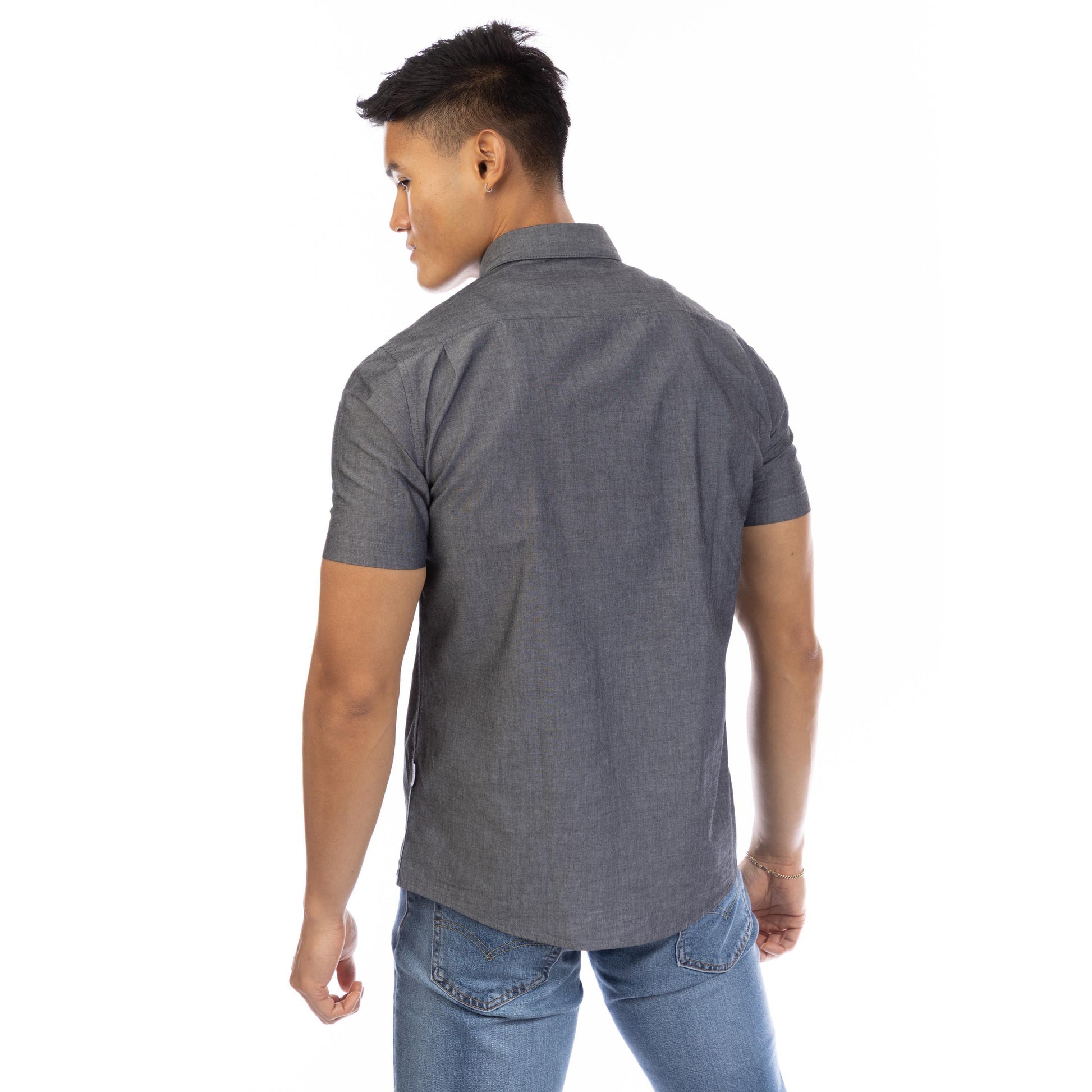 Peter Werth Men's Plain Short Sleeve Shirt