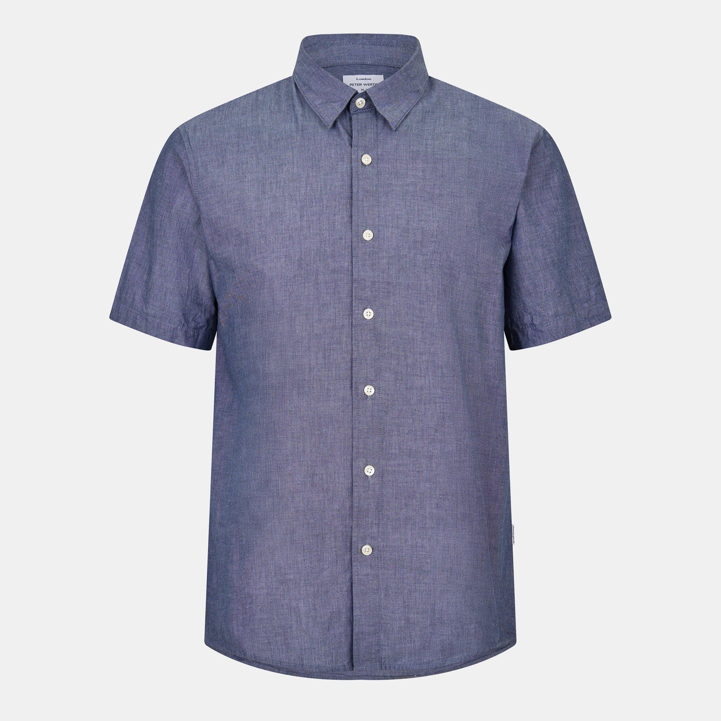 Peter Werth Men's Plain Short Sleeve Shirt
