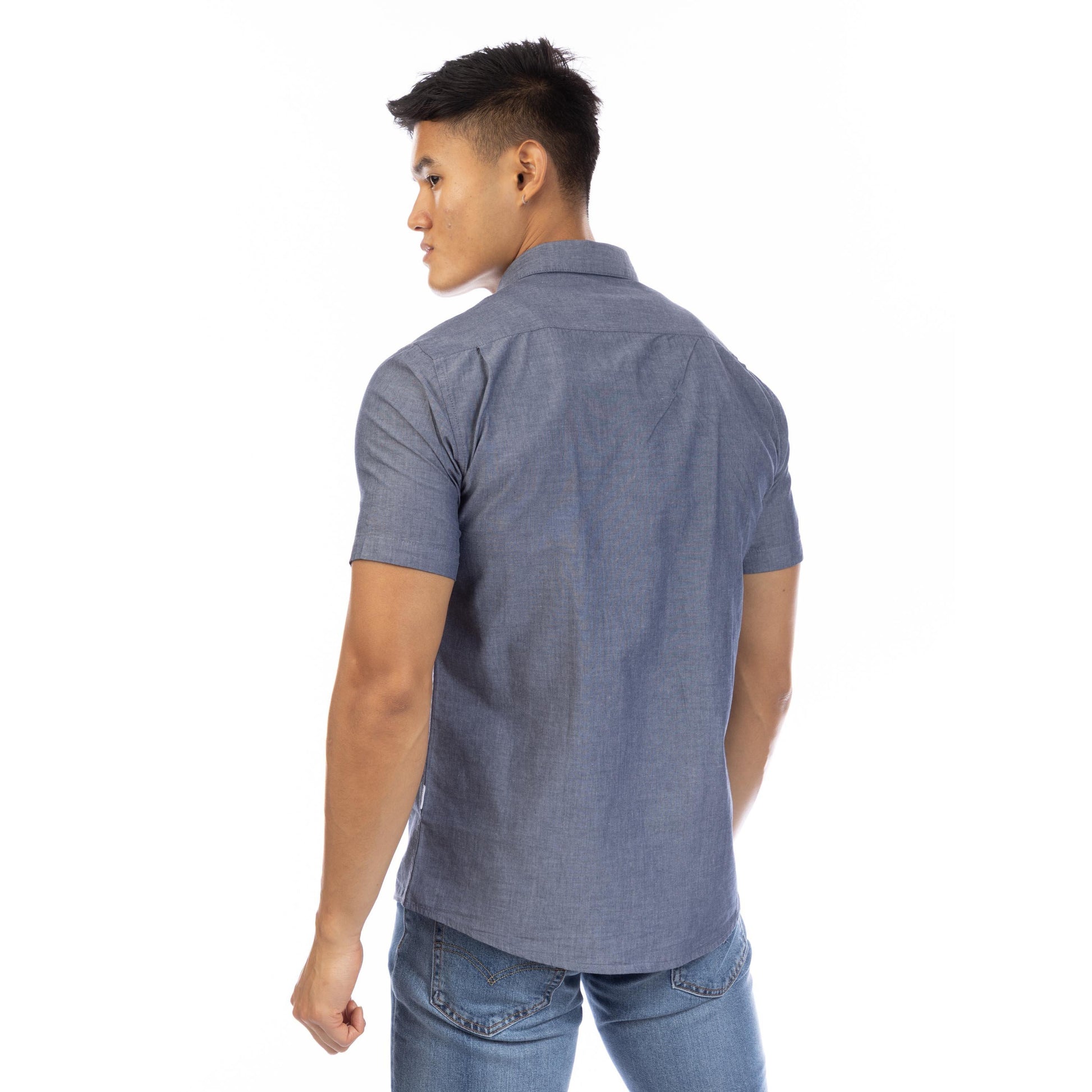 Peter Werth Men's Plain Short Sleeve Shirt