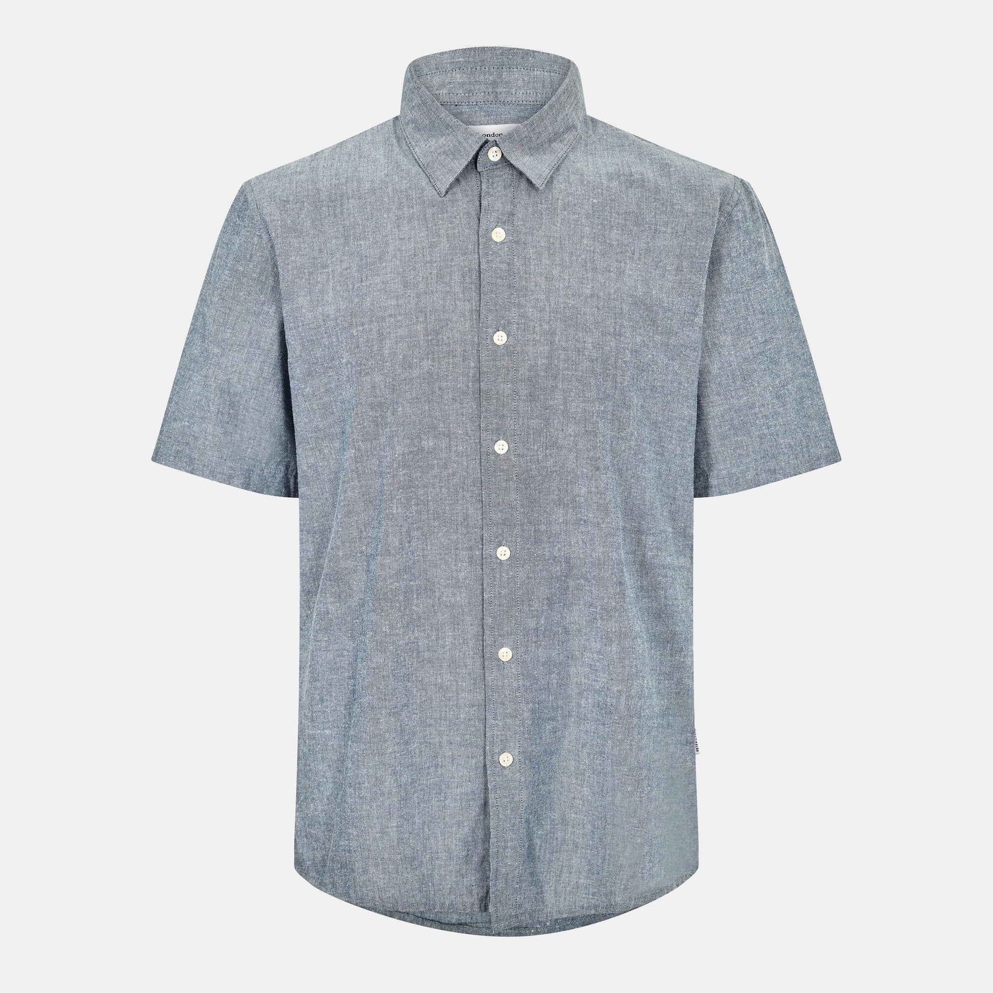 Peter Werth Men's Tenter Plain Short Sleeve Shirt