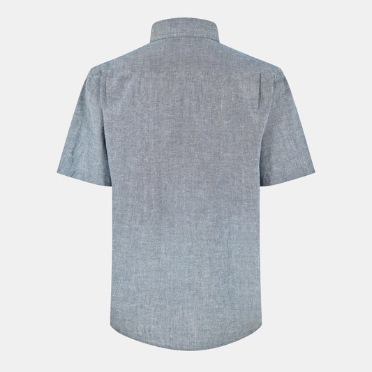 Peter Werth Men's Tenter Plain Short Sleeve Shirt