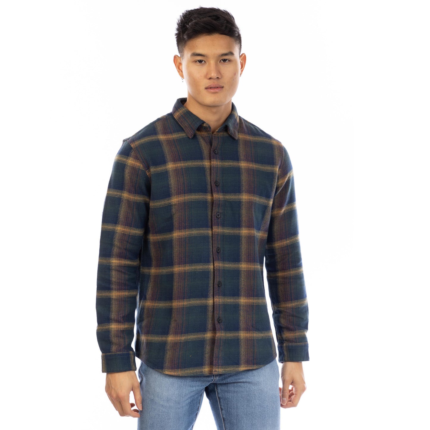 Peter Werth Men's W Abbott Long Sleeve Plain Shirt