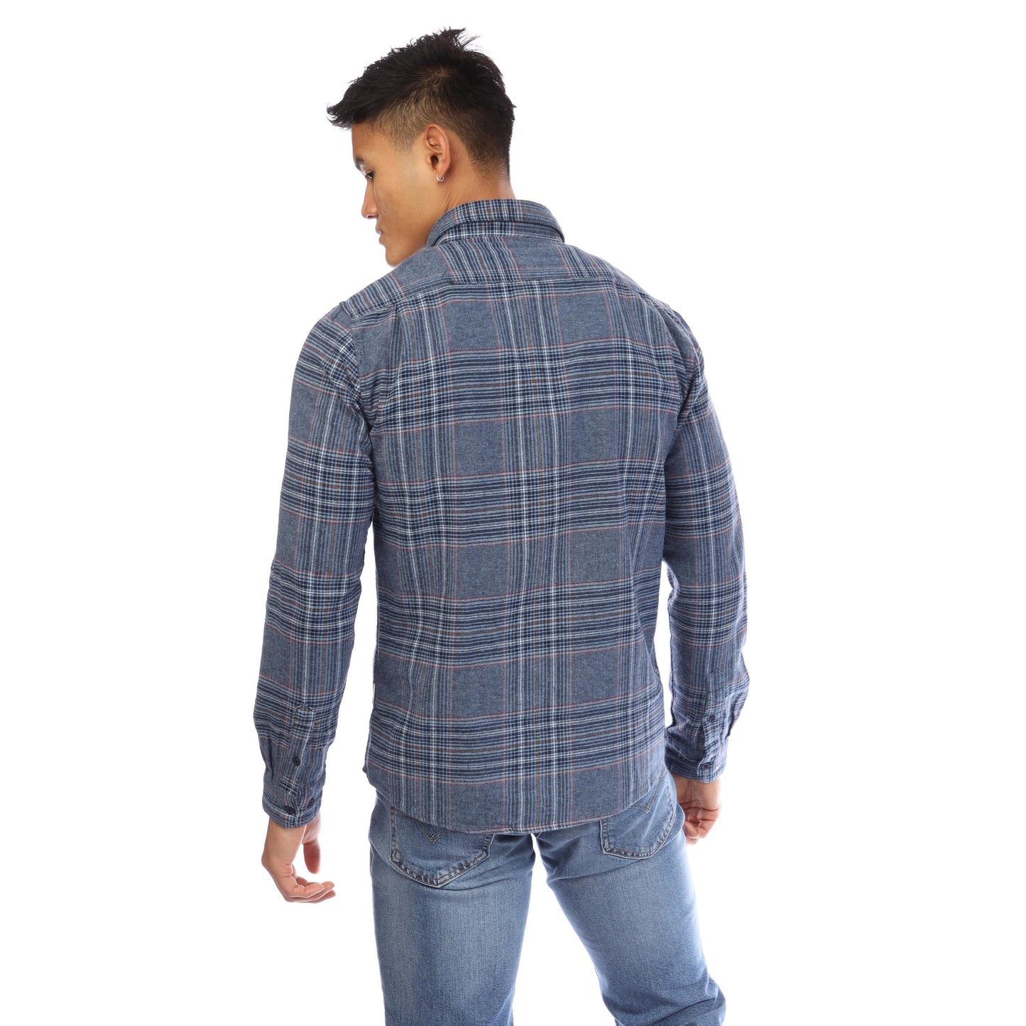 Peter Werth Men's Filmer Long Sleeve Plain Shirt