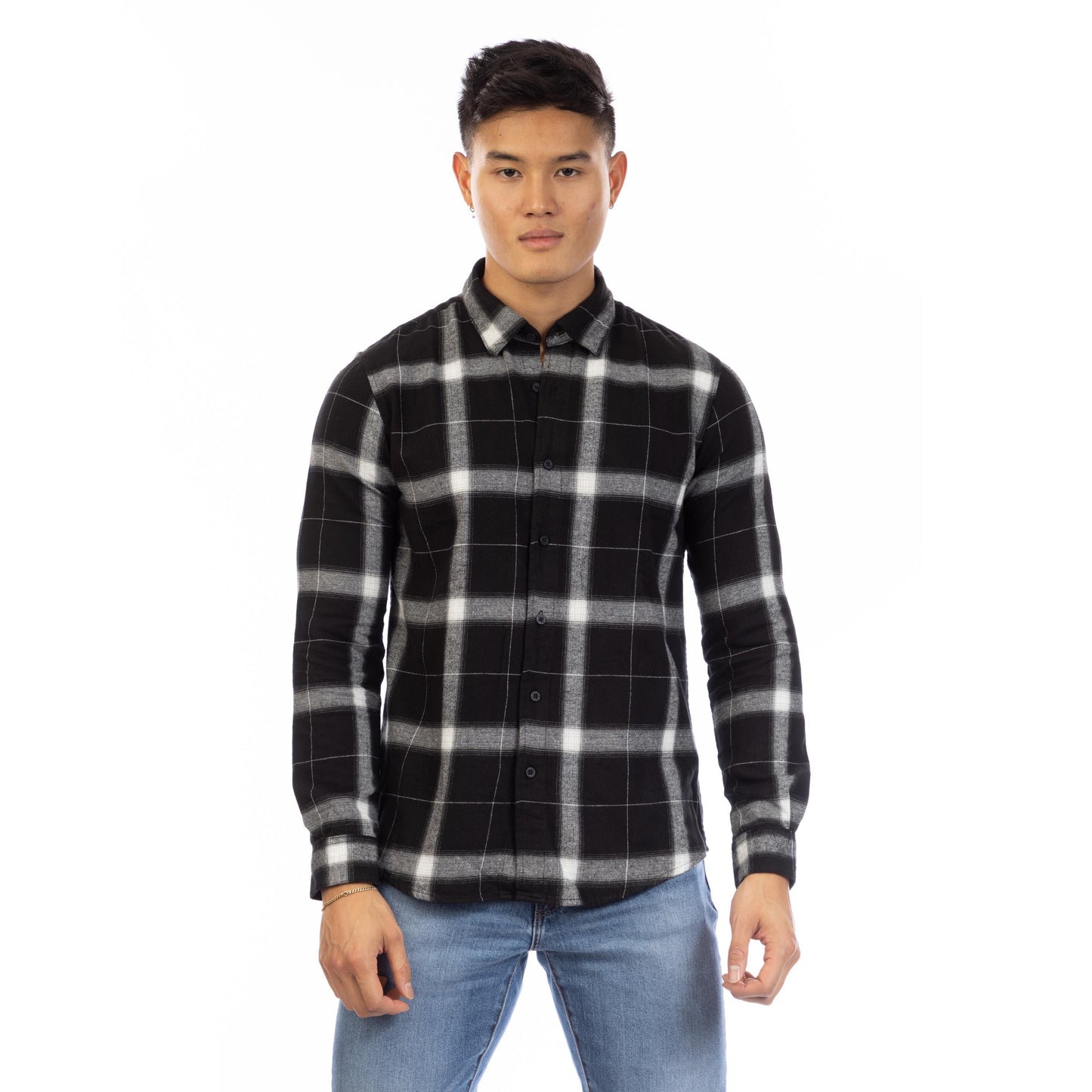 Peter Werth Men's W Haslam Long Sleeve Plain Shirt