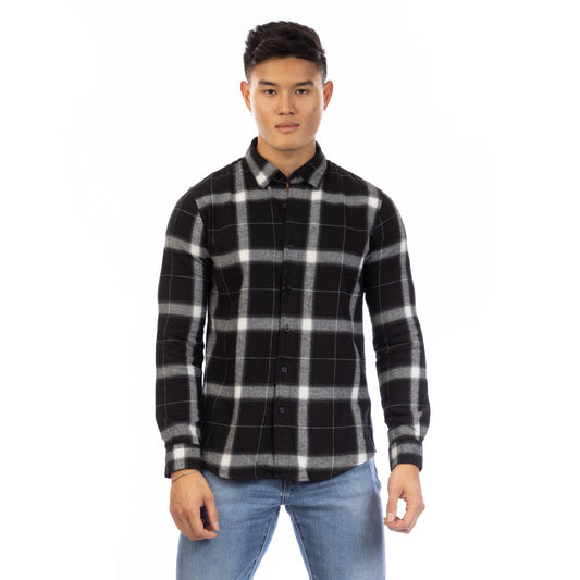 Peter Werth Men's W Haslam Long Sleeve Plain Shirt