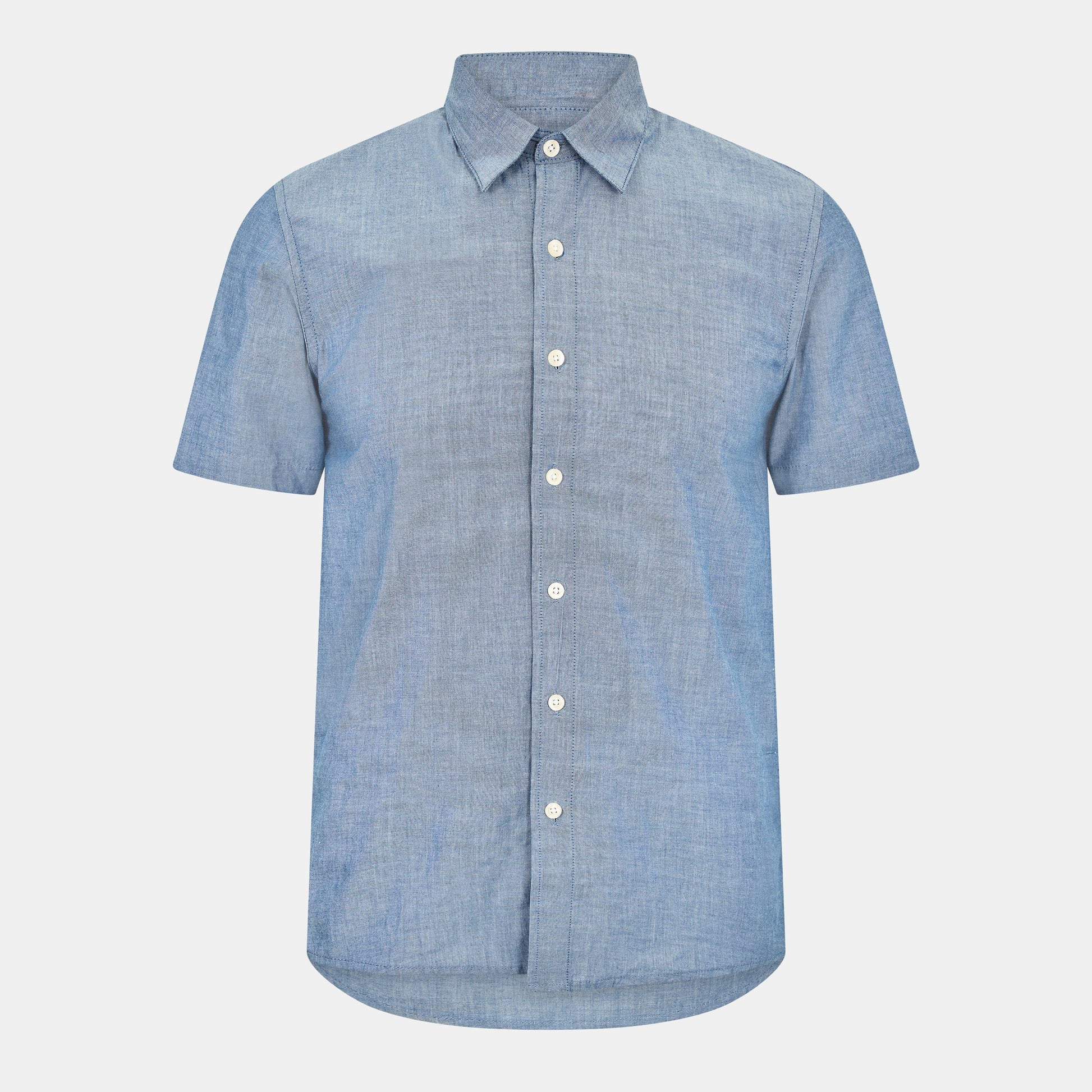 Peter Werth Men's Short Sleeve Plain Shirt