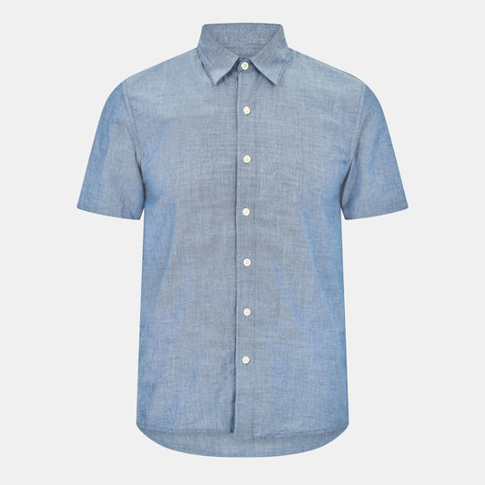 Peter Werth Men's Short Sleeve Plain Shirt