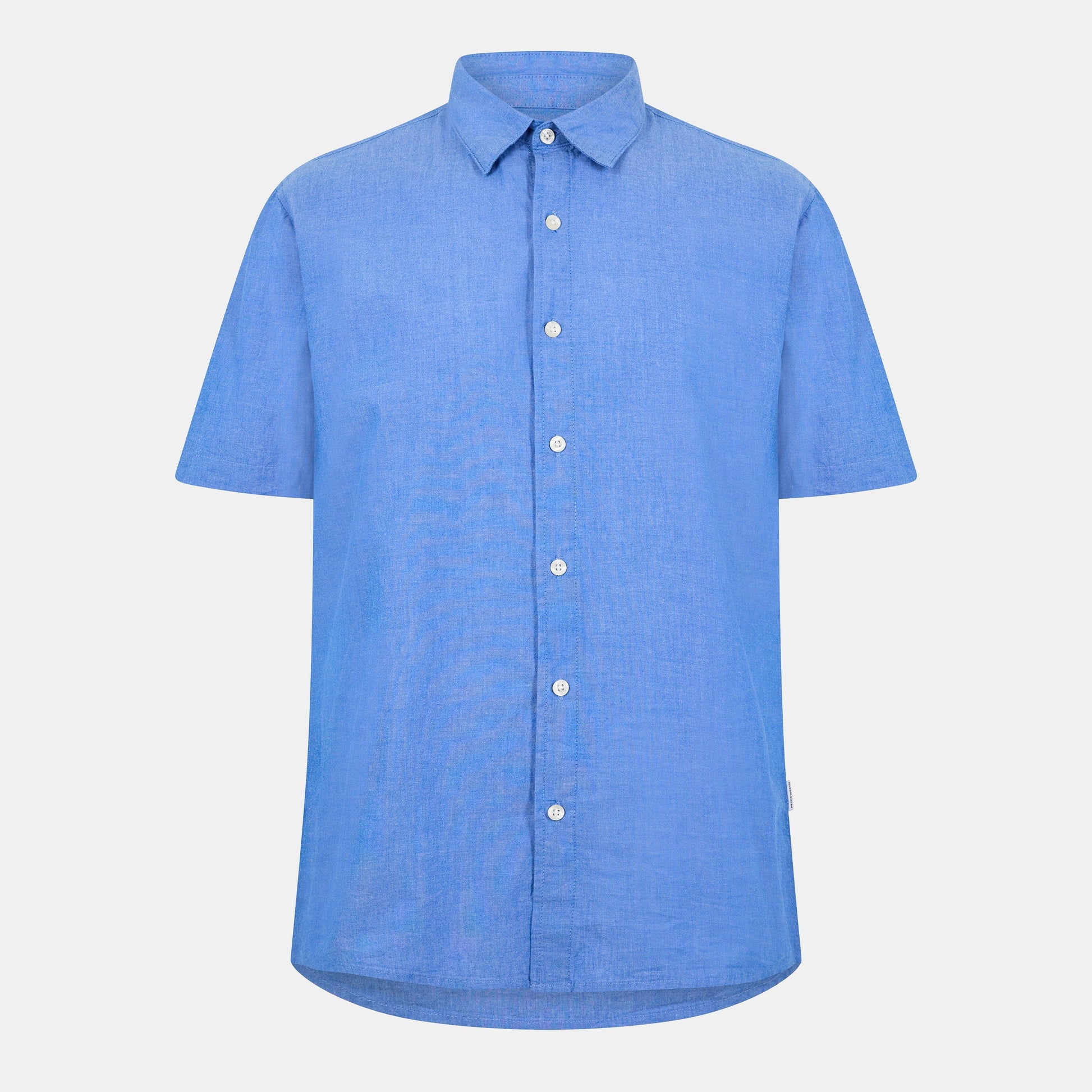 Peter Werth Men's Short Sleeve Plain Shirt