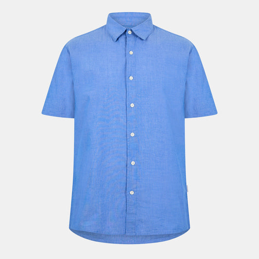 Peter Werth Men's Short Sleeve Plain Shirt