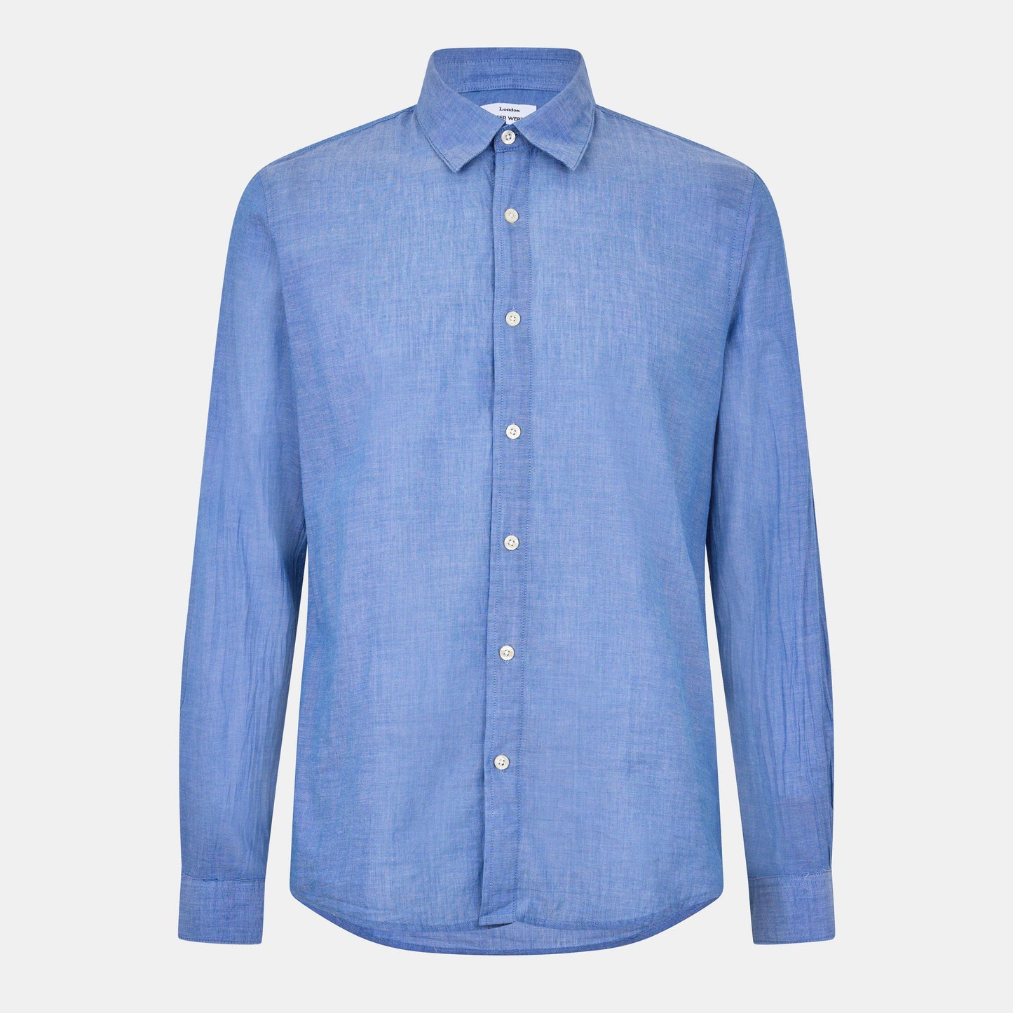 Peter Werth Men's James Long Sleeve Plain Shirt