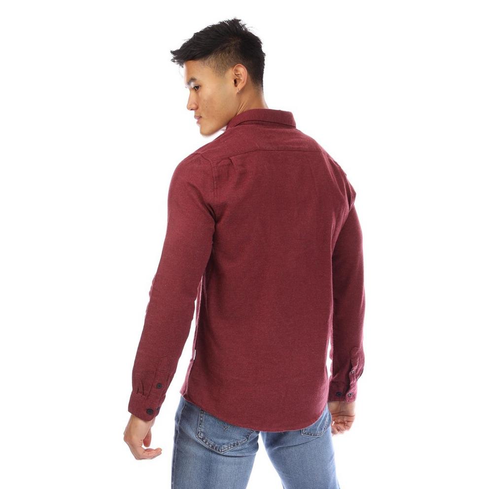 Peter Werth Men's Long Sleeve Plain Shirt