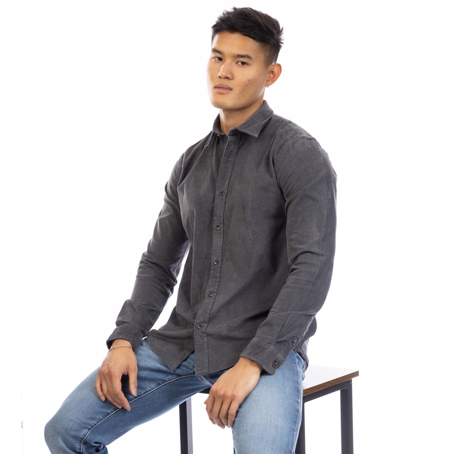Peter Werth Men's Bramford Long Sleeve Plain Shirt