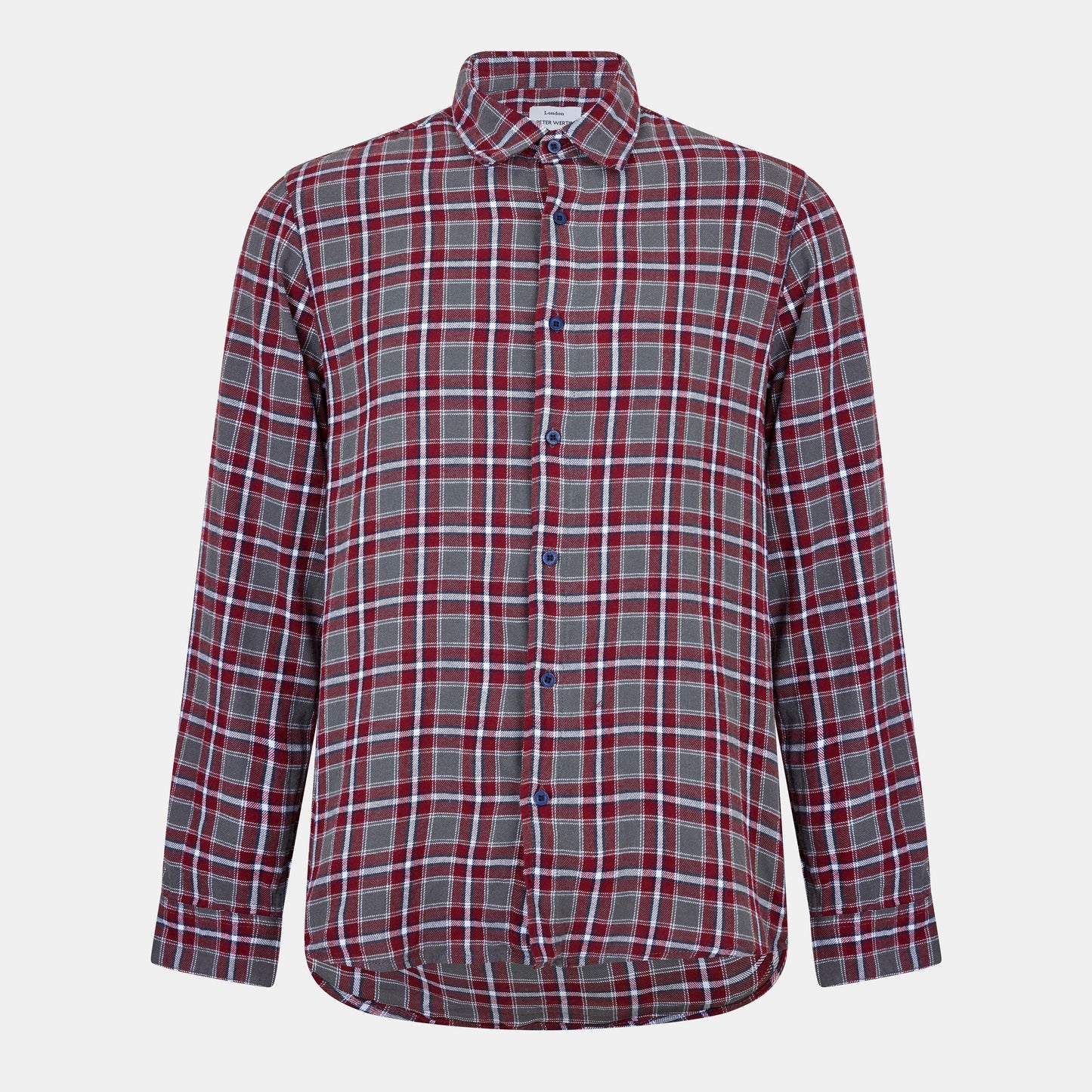 Peter Werth Men's Enbrook Long Sleeve Plain Shirt