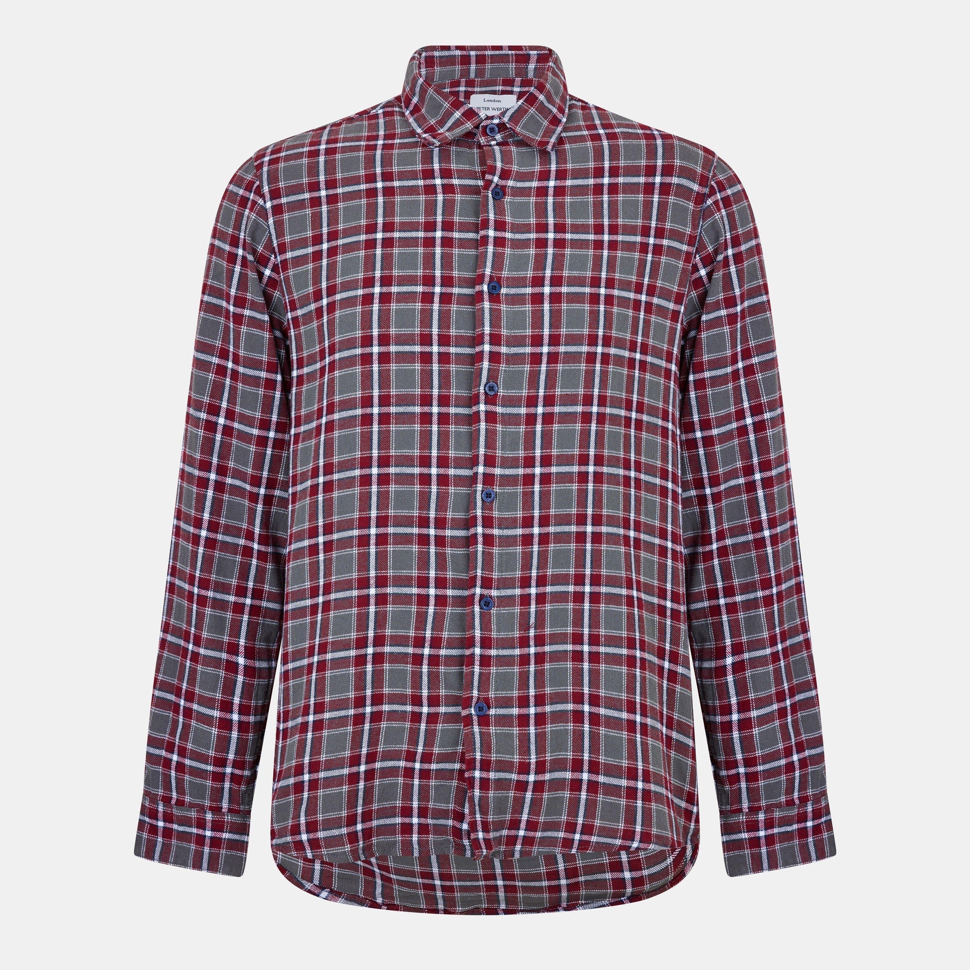 Peter Werth Men's Enbrook Long Sleeve Plain Shirt