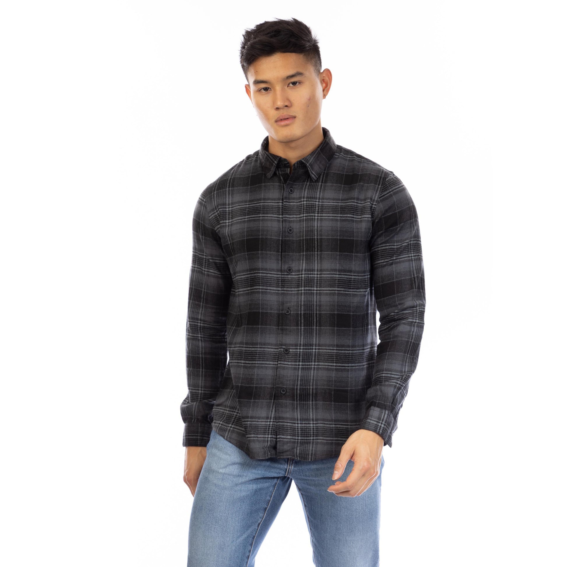 Peter Werth Men's Cromer Long Sleeve Plain Shirt