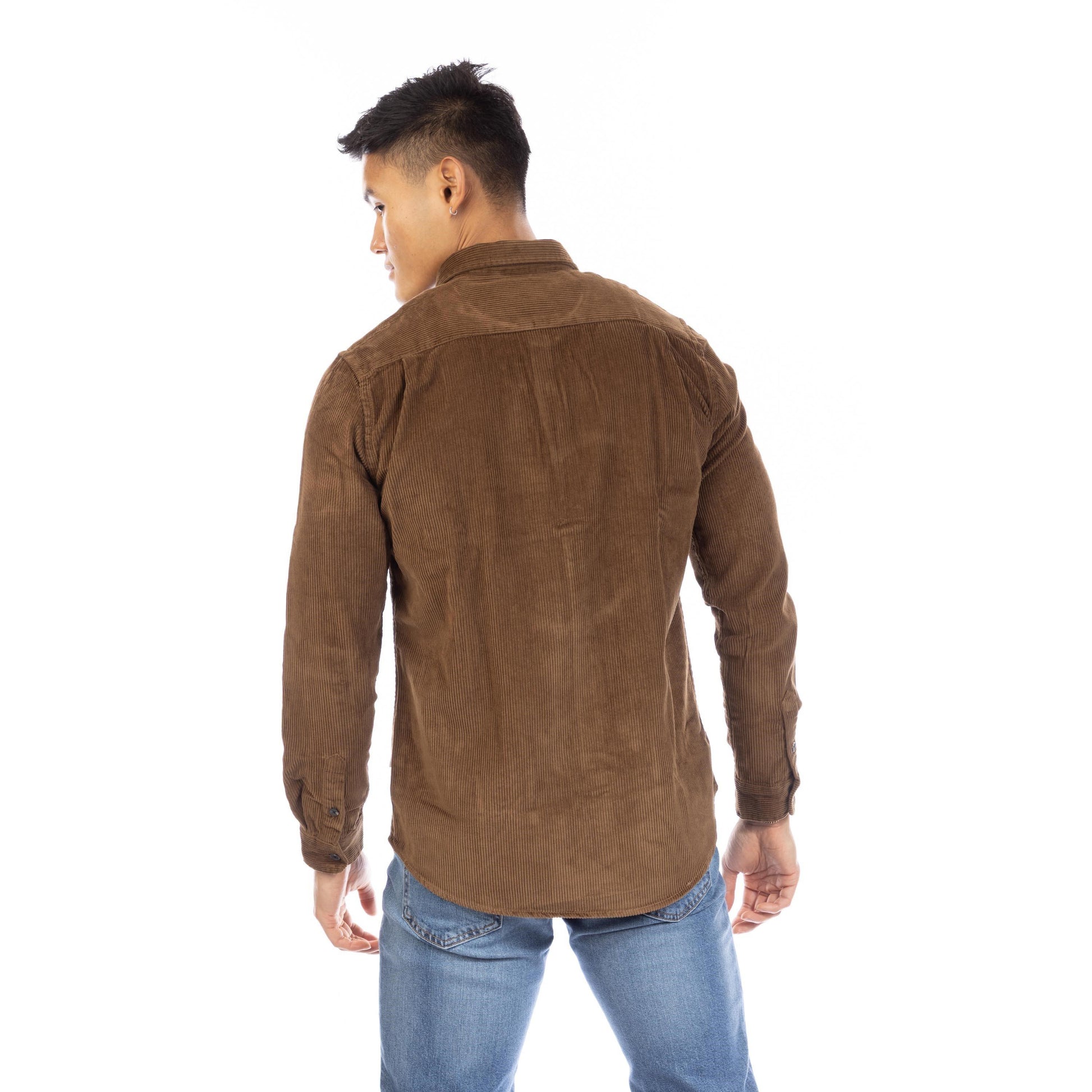 Peter Werth Men's Long Sleeve Plain Shirt