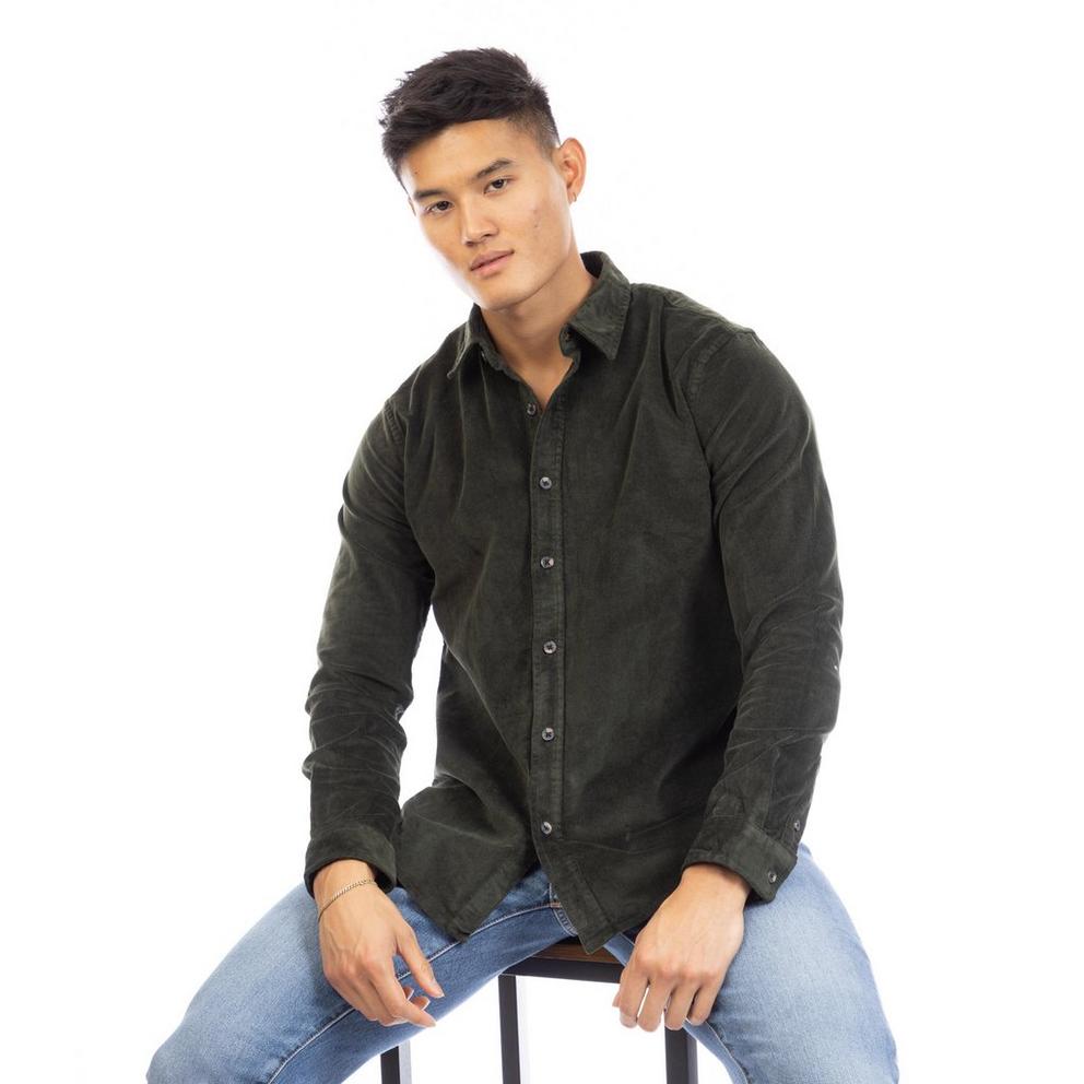 Peter Werth Men's Plain Long Sleeve Shirt