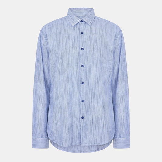 Peter Werth Men's W Mallett Long Sleeve Plain Shirt