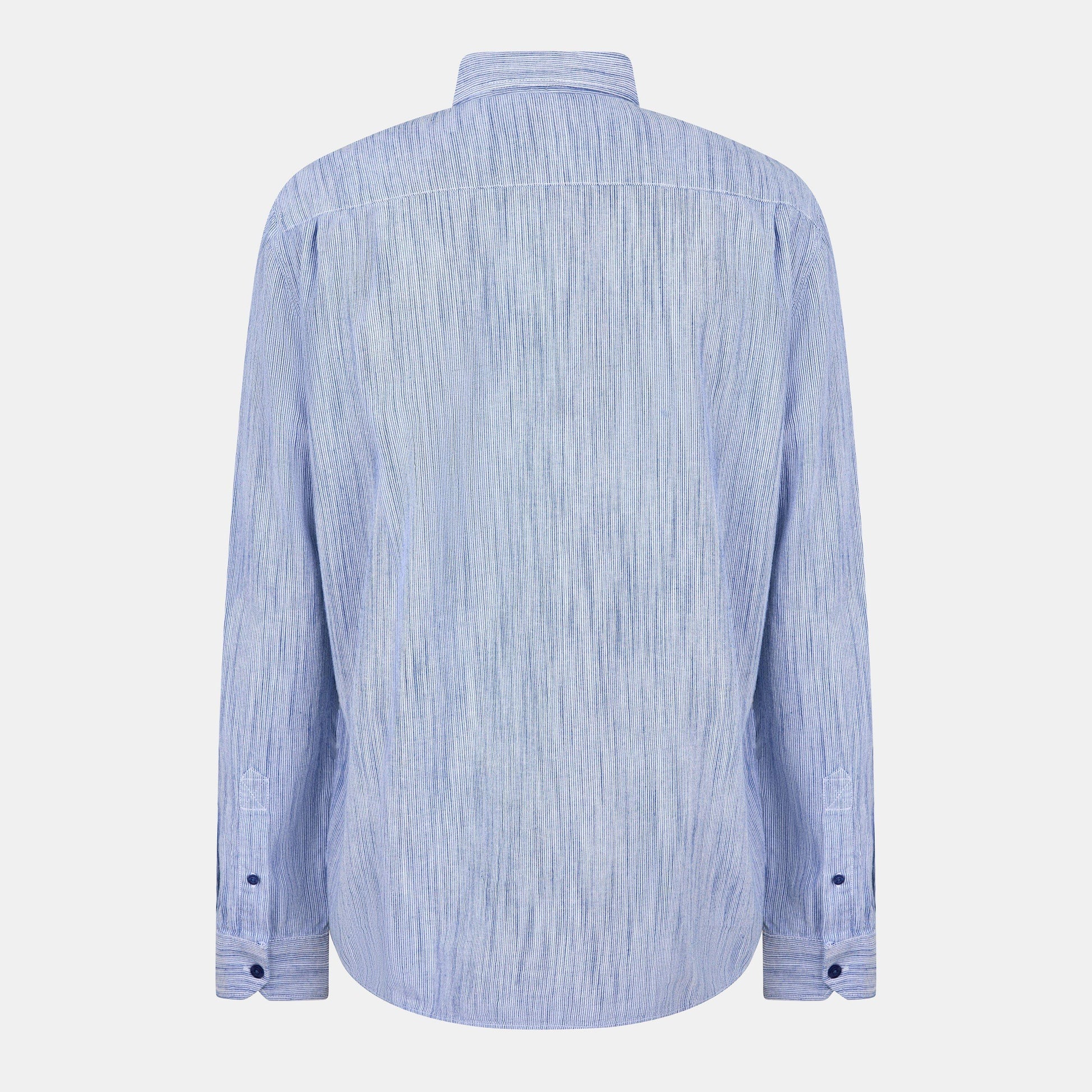 Peter Werth Men's W Mallett Long Sleeve Plain Shirt