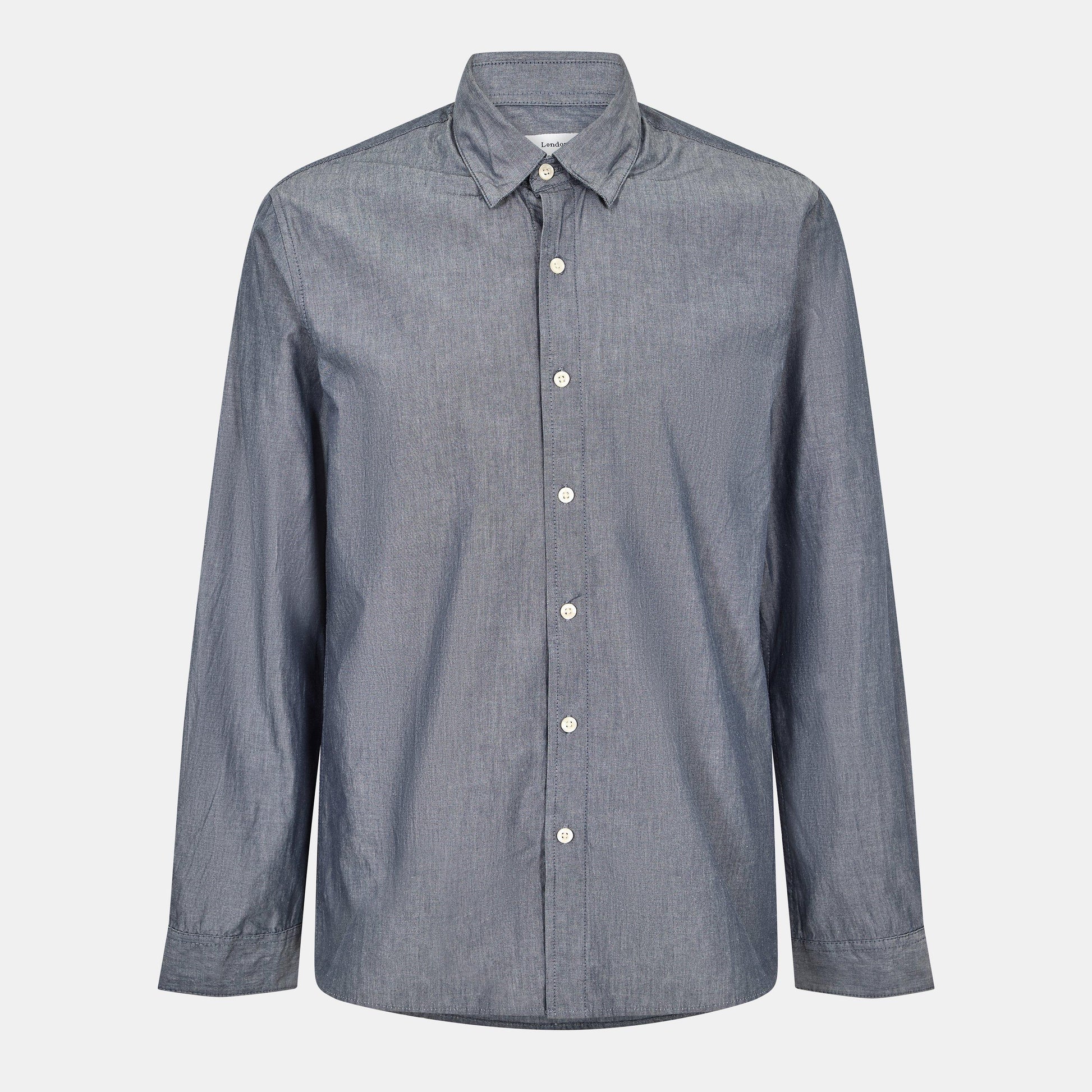 Peter Werth Men's Long Sleeve Plain Shirt