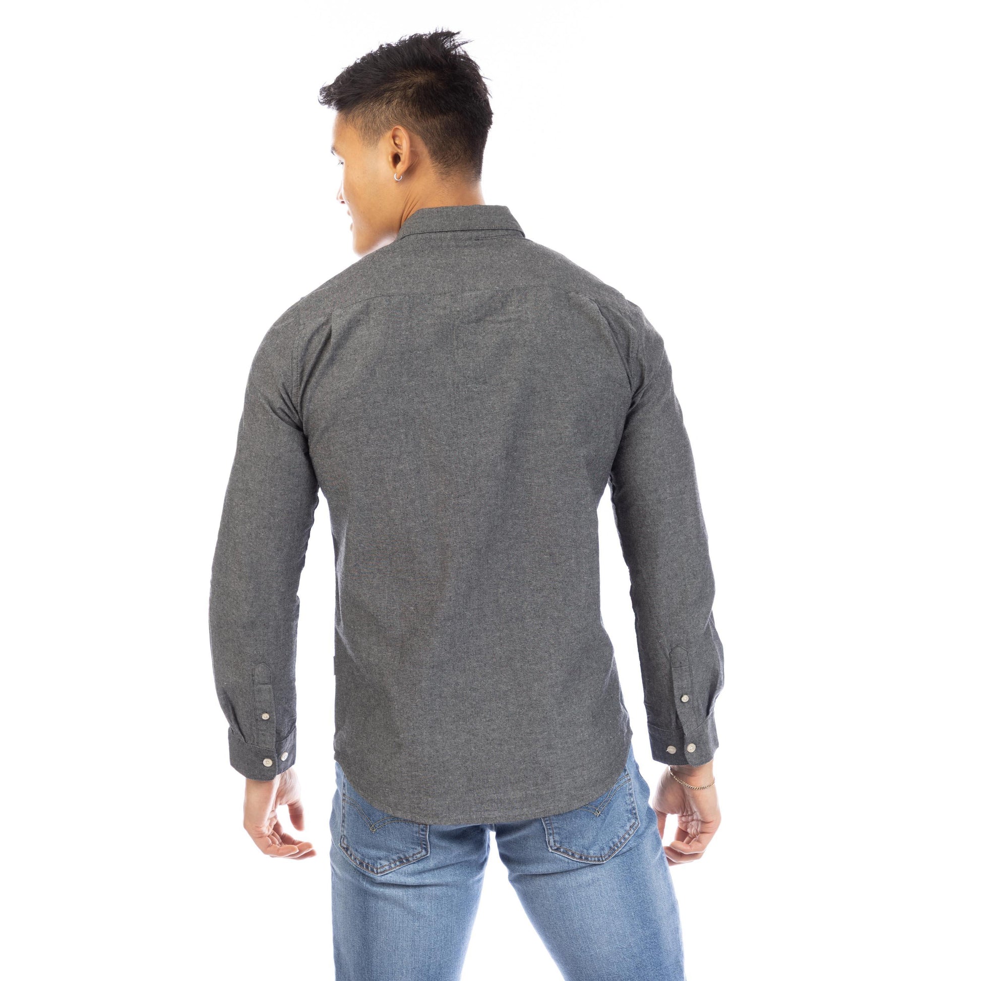 Peter Werth Men's Long Sleeve Plain Shirt