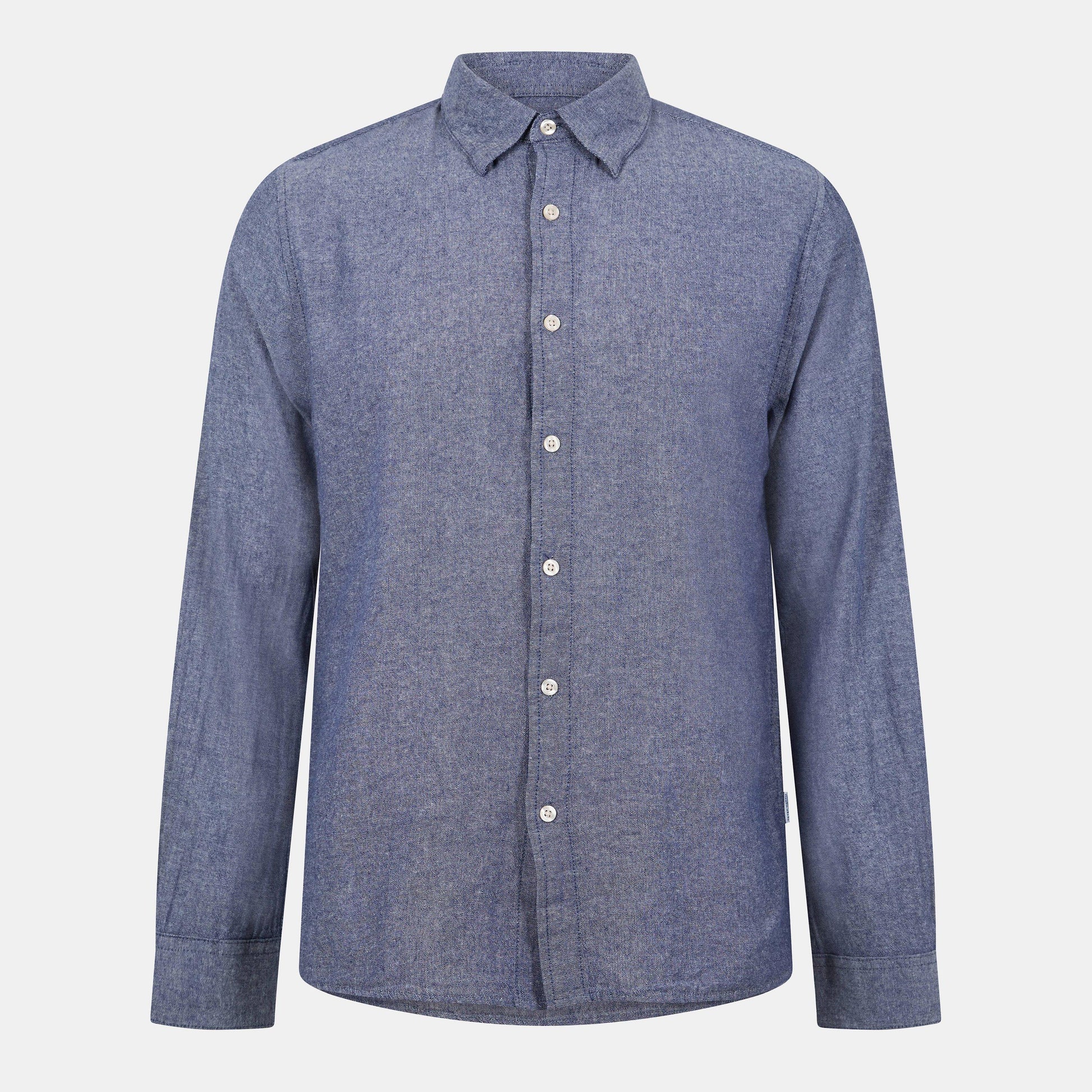 Peter Werth Men's Long Sleeve Plain Shirt