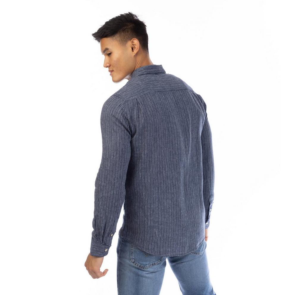 Peter Werth Men's Long Sleeve Plain Shirt