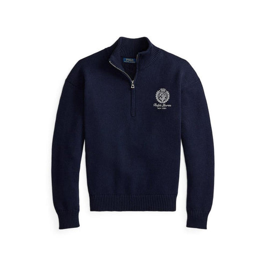Polo Ralph Lauren Mens Relaxed Fit Quarter Zip Jumper
