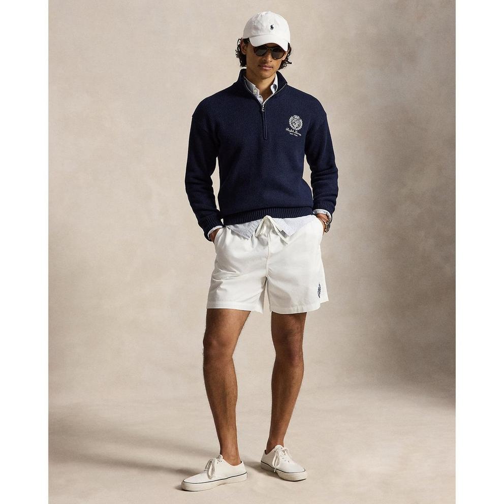 Polo Ralph Lauren Mens Relaxed Fit Quarter Zip Jumper