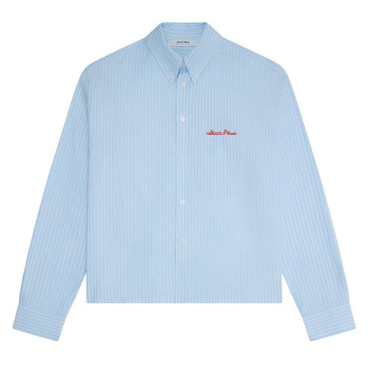 about:blank Men's Long Sleeve Oxford Shirt