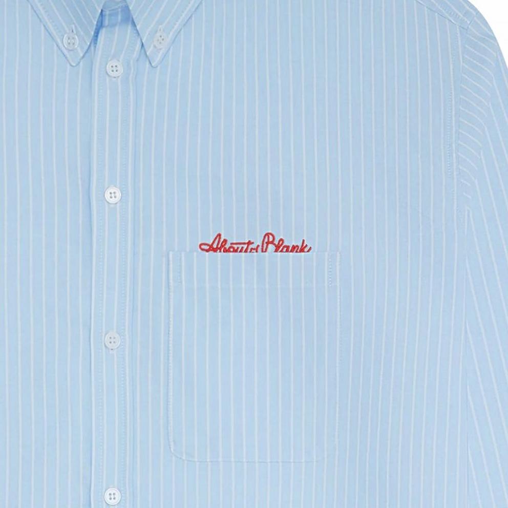about:blank Men's Long Sleeve Oxford Shirt