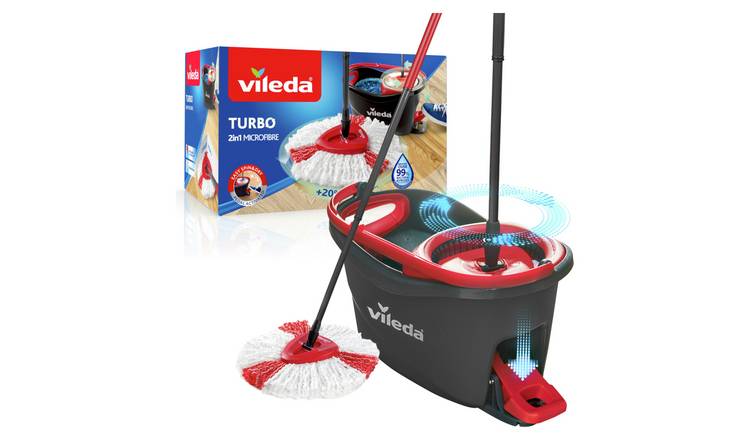 Vileda Easy Wring and Clean Turbo Spin Mop and Bucket Set