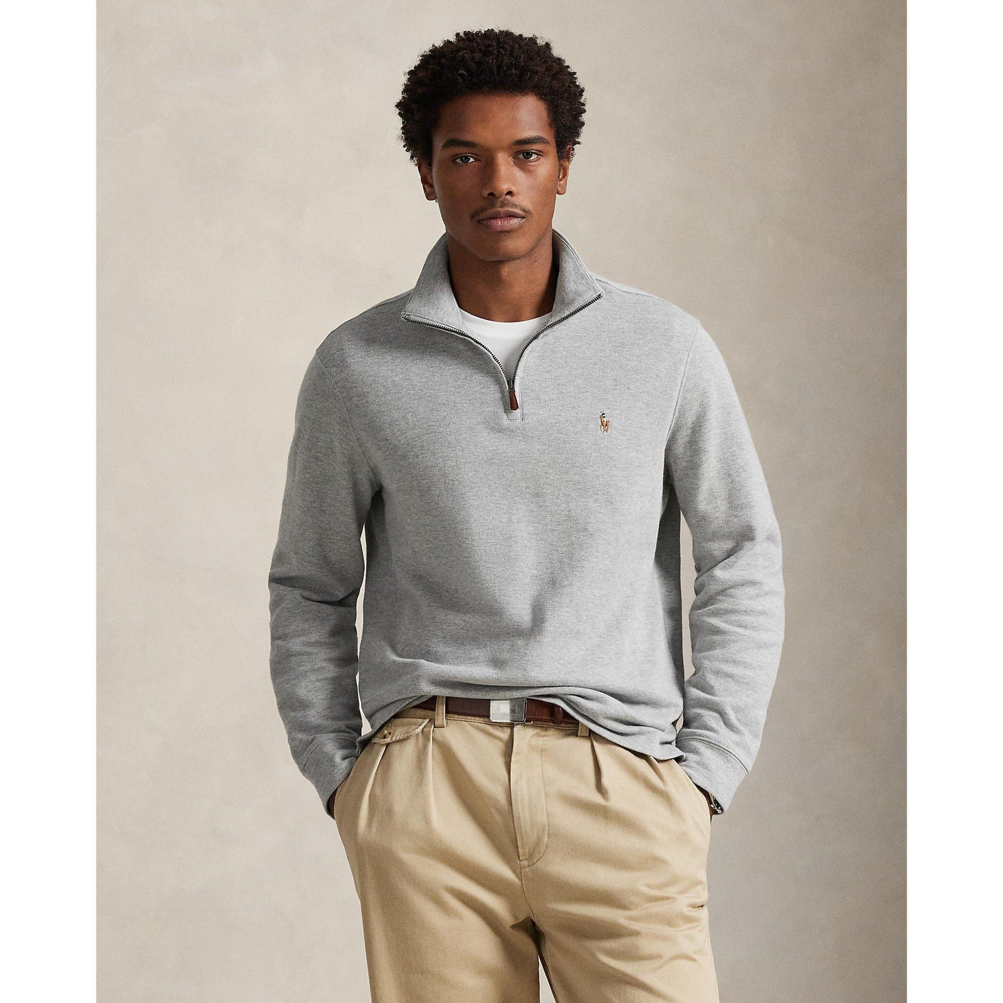 Polo Ralph Lauren Estate Fleece Quarter Zip Sweater