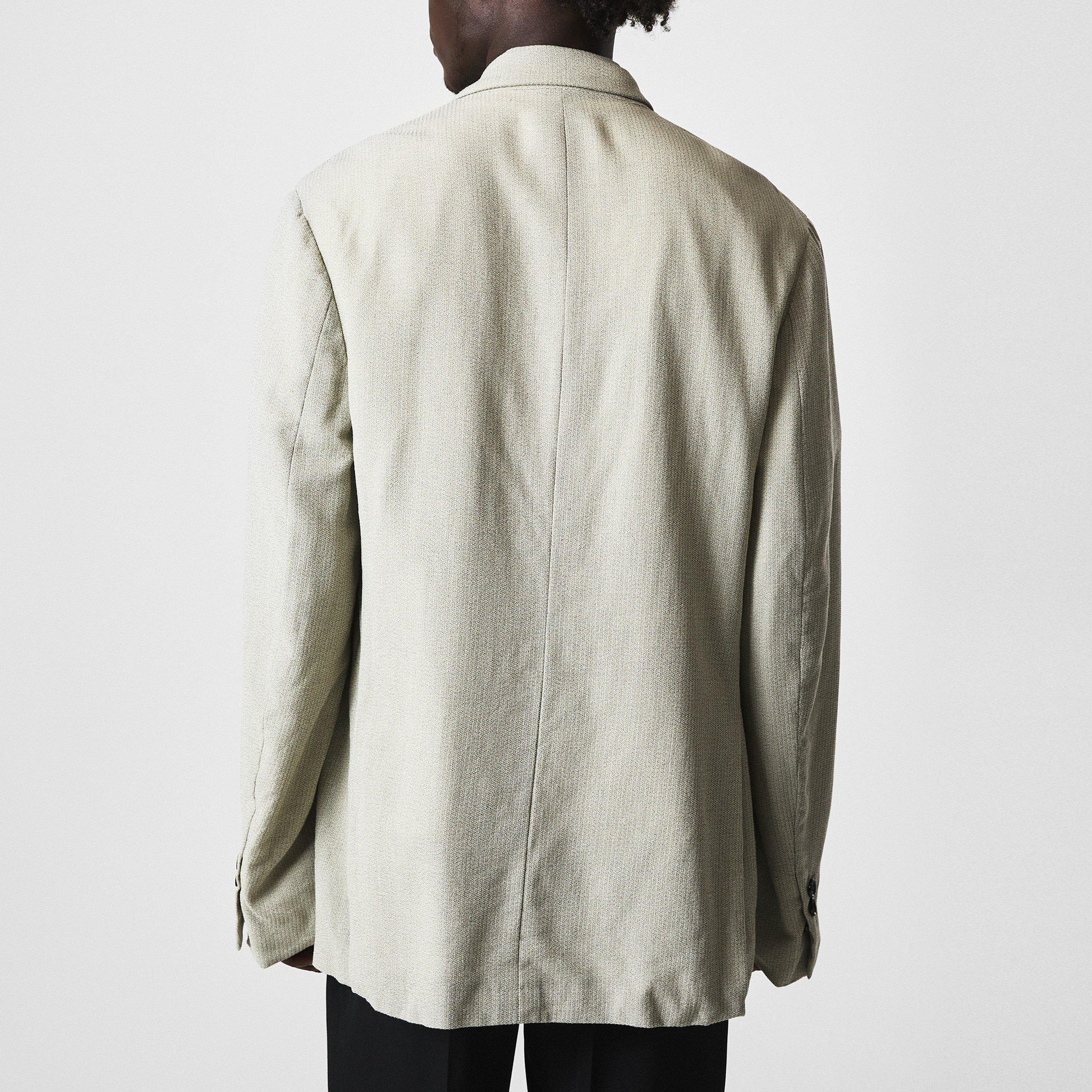 Bottega Veneta Men's Mouline Wool Silk Long Sleeve Overshirt