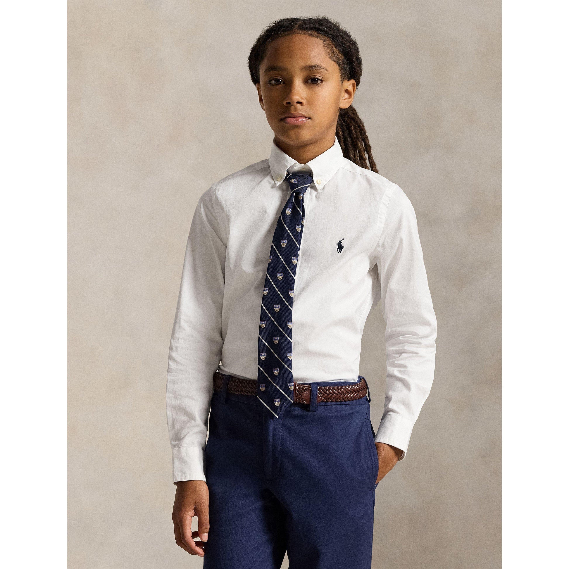 Polo Ralph Lauren Kids' Cotton Long Sleeve Oxford Shirt