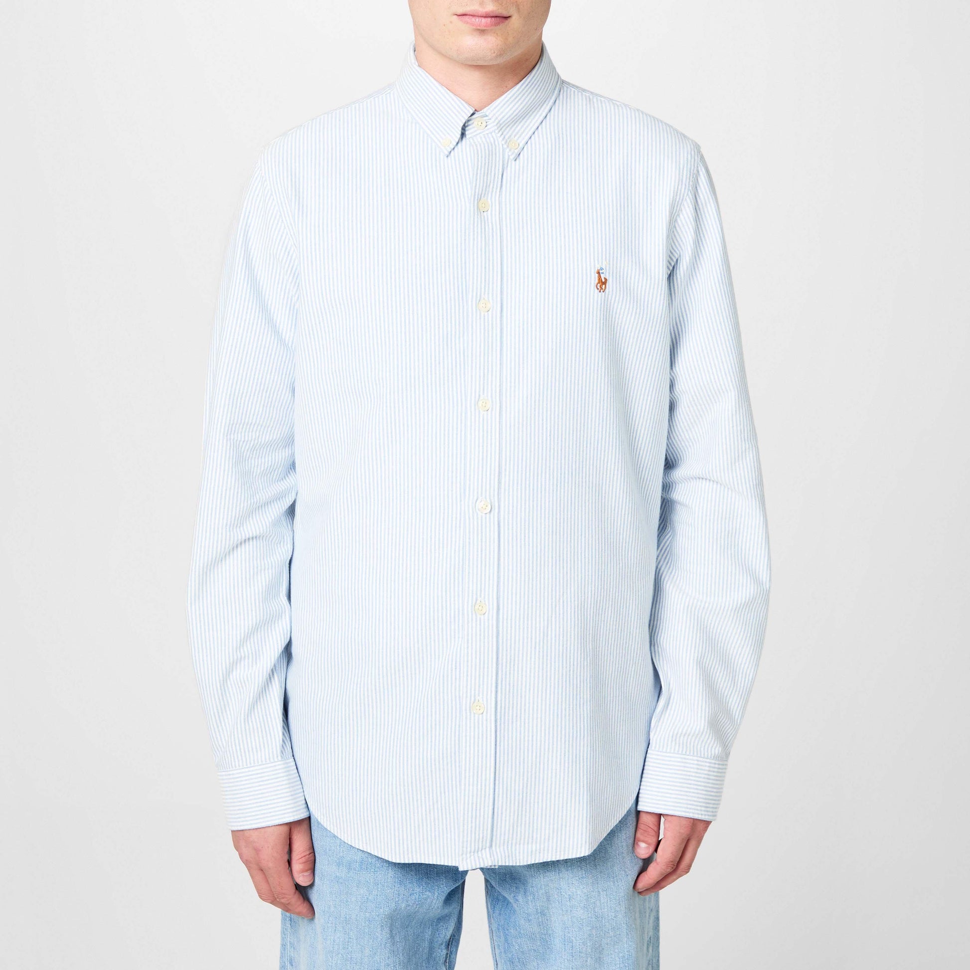 Polo Ralph Lauren Men's Slim Fit Striped Oxford Shirt
