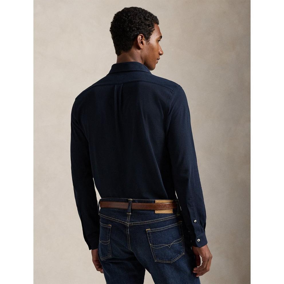 Polo Ralph Lauren Men's Slim Fit Button-Down Plain Shirt