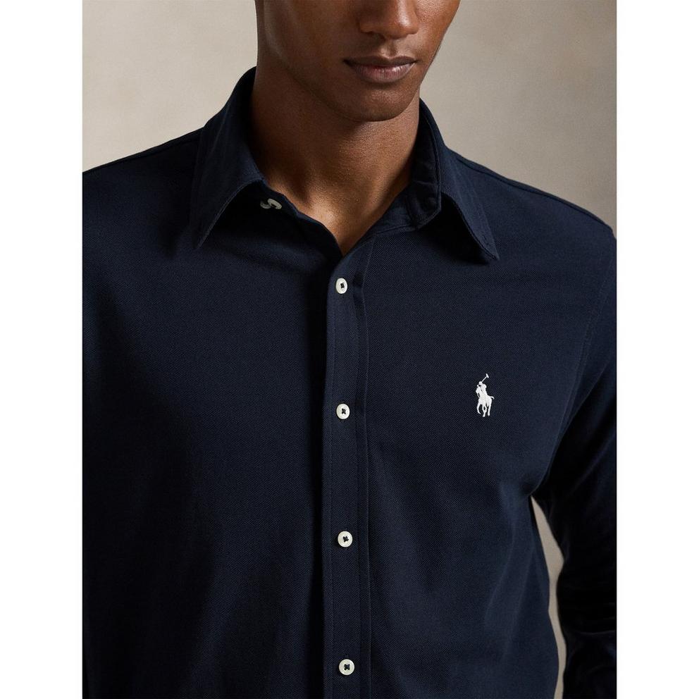 Polo Ralph Lauren Men's Slim Fit Button-Down Plain Shirt
