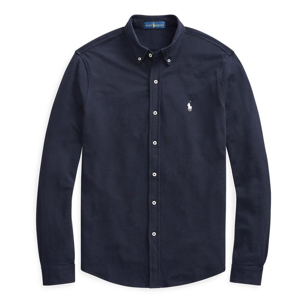 Polo Ralph Lauren Men's Slim Fit Button-Down Plain Shirt
