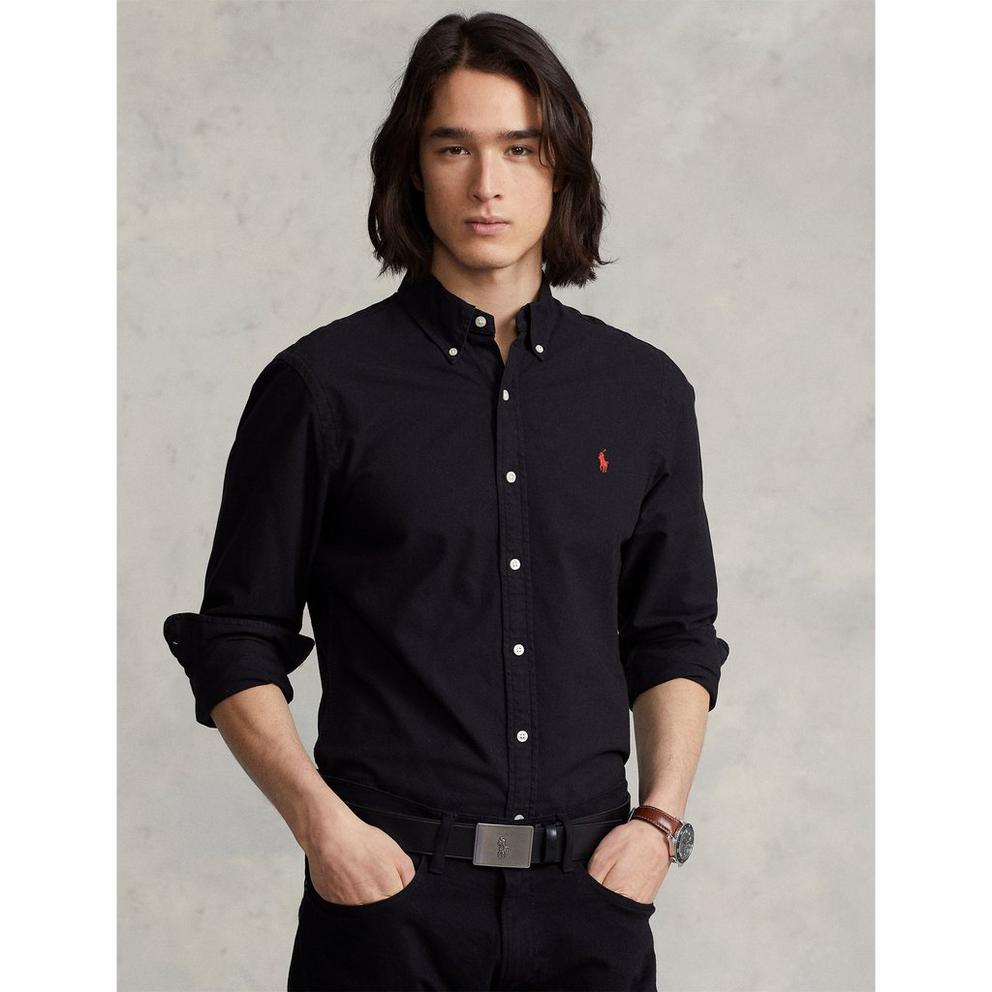 Polo Ralph Lauren Mens Slim Fit Oxford Long Sleeve Shirt