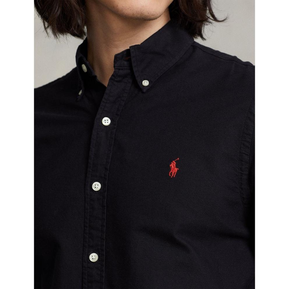 Polo Ralph Lauren Mens Slim Fit Oxford Long Sleeve Shirt