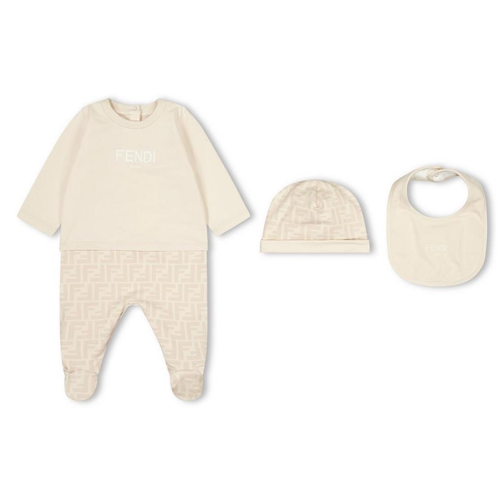 Fendi Fendi 3pcs Baby Set Bb63