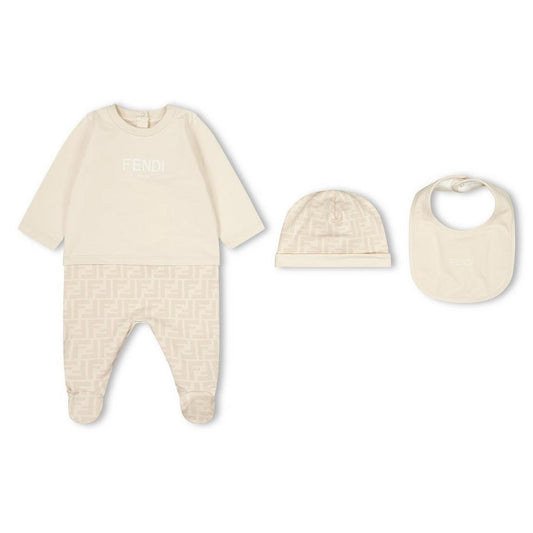 Fendi Fendi 3pcs Baby Set Bb63