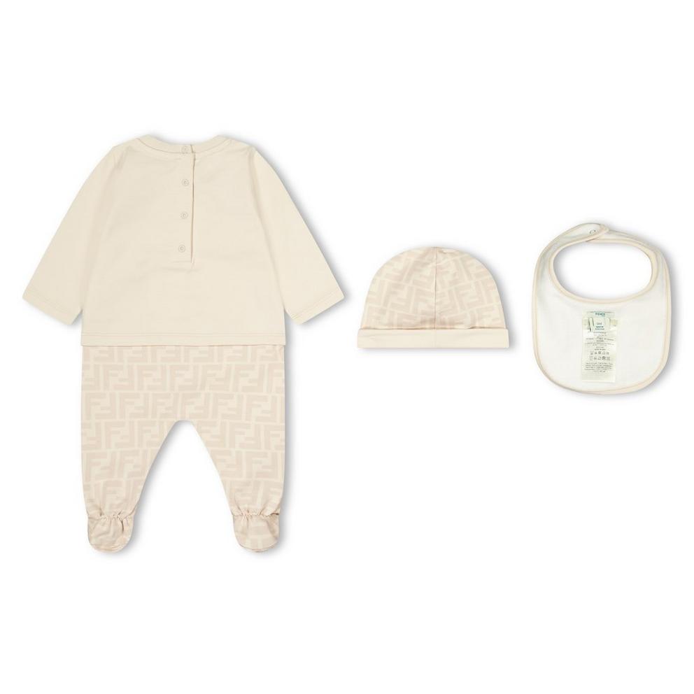 Fendi Fendi 3pcs Baby Set Bb63