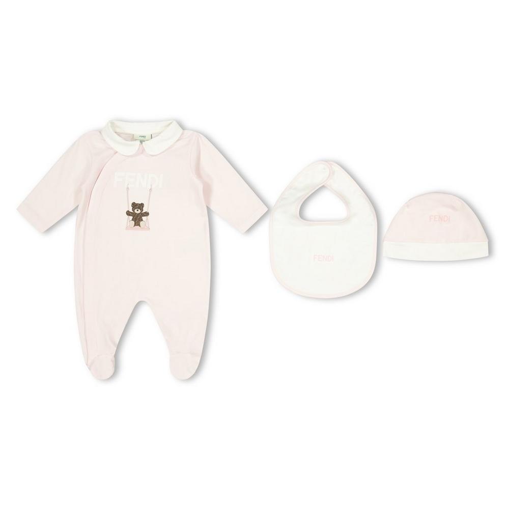 Fendi Fendi 3pcs Baby Set Bb63
