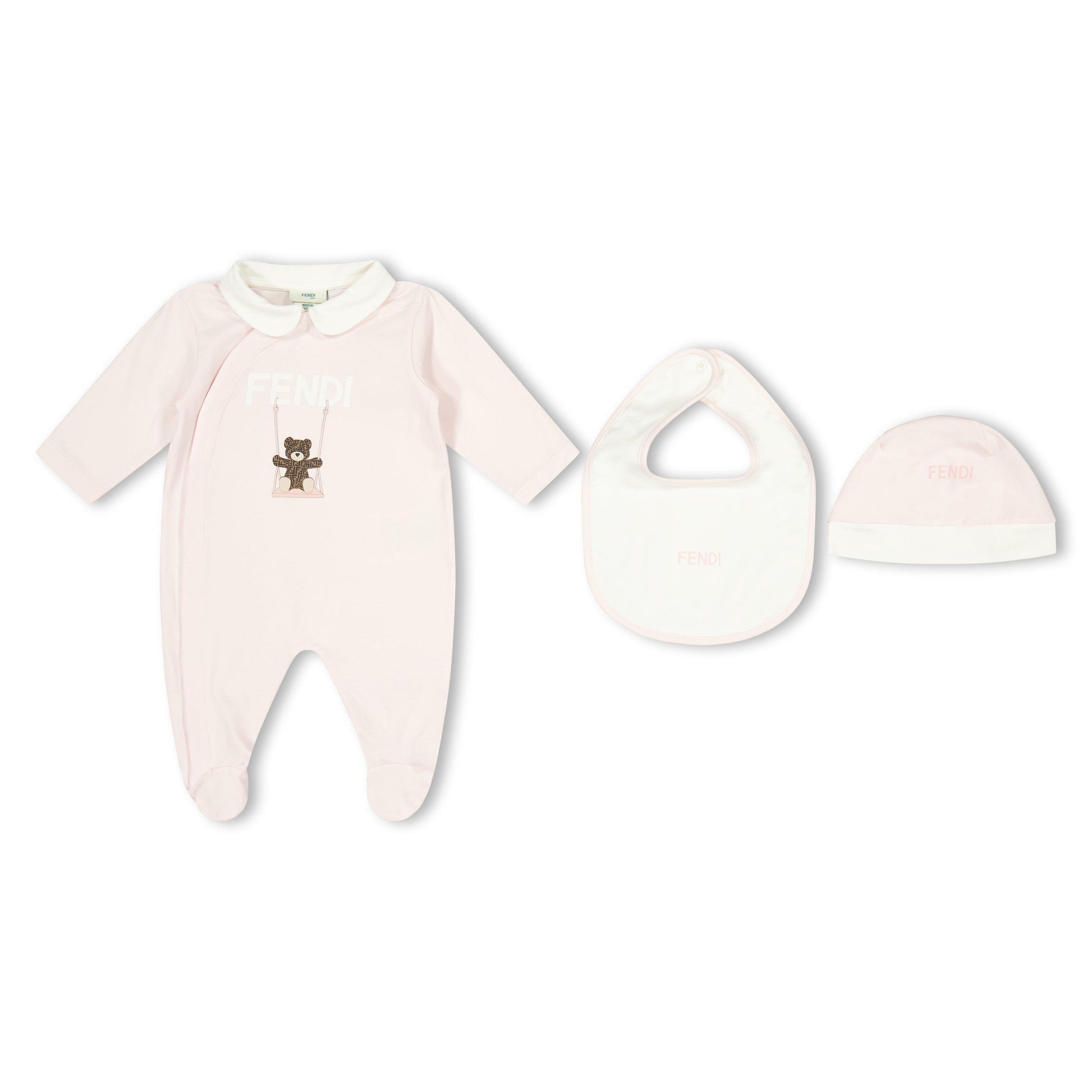 Fendi Fendi 3pcs Baby Set Bb63
